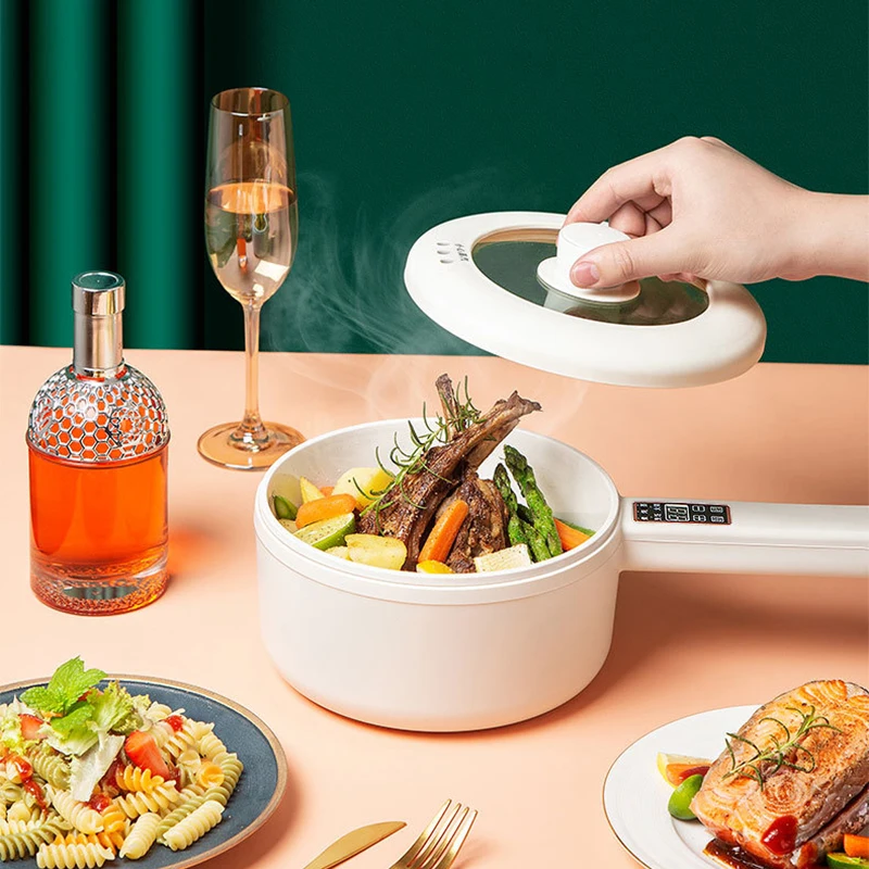 1.6L Single-person Electric Cooking Pot Multi-functional Household Noodle Cooking Pot Nano-ceramic Glaze Non-stick Coating
1.6L Single-person Electric Cooking Pot Multi-functional Household Noodle Cooking Pot Nano-ceramic Glaze Non-stick Coating
