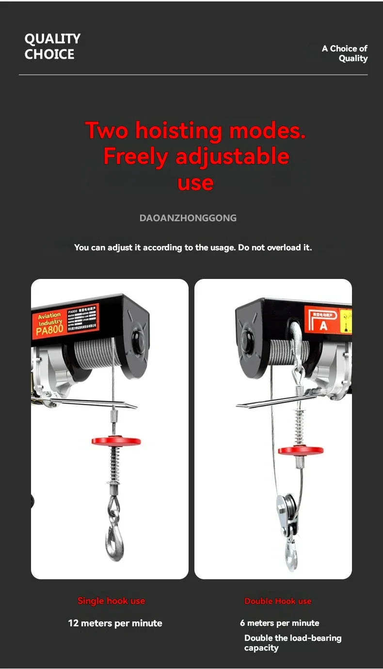 2026 PA200 20M Micro Electric Hoist 220V Wireless Remote Control Household Small Crane Small Lift Remote Operation Hoist
2026 PA200 20M Micro Electric Hoist 220V Wireless Remote Control Household Small Crane Small Lift Remote Operation Hoist