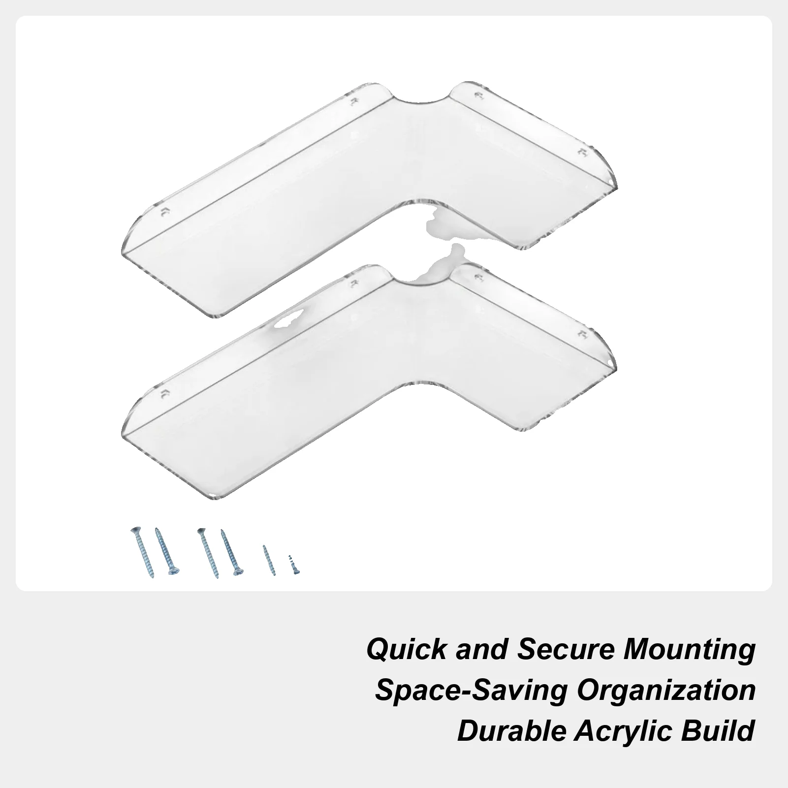 Угловая полка, акриловый угловой органайзер, настенные полки, плавающий дисплей для кухни, спальни, офиса, квартиры, общежития, фермерского дома
Угловая полка, акриловый угловой органайзер, настенные полки, плавающий дисплей для кухни, спальни, офиса, квартиры, общежития, фермерского дома