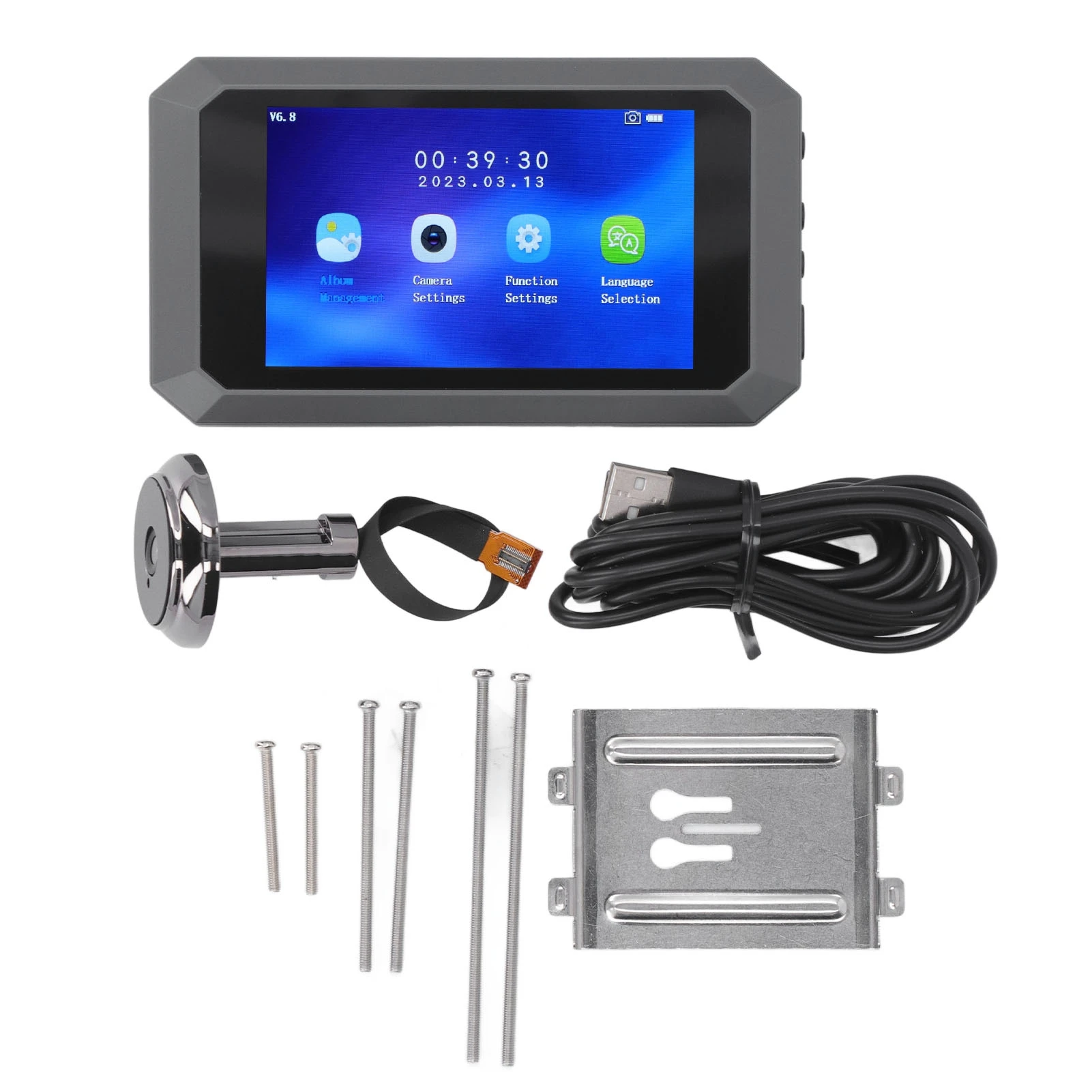 1080P Visual Door Bell with 3.97 Inch Color Display Peep Hole Camera 1400mAh Battery 1080P Visual Door Peep Hole Camera
1080P Visual Door Bell with 3.97 Inch Color Display Peep Hole Camera 1400mAh Battery 1080P Visual Door Peep Hole Camera