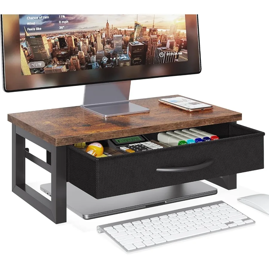 Computer Monitor Stand Riser with Drawer 2Tier Desk Accessories Workspace Organizers Laptop Stand for Desk with Storage Office
Computer Monitor Stand Riser with Drawer 2Tier Desk Accessories Workspace Organizers Laptop Stand for Desk with Storage Office