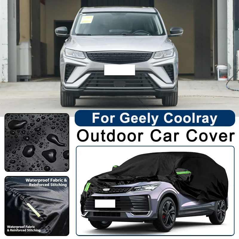 Outdoor Car Cover Waterproof Dustproof UV Sun Protection, Full Car Protector Exterior Accessories For Geely Coolray 2018-2026
Outdoor Car Cover Waterproof Dustproof UV Sun Protection, Full Car Protector Exterior Accessories For Geely Coolray 2018-2026