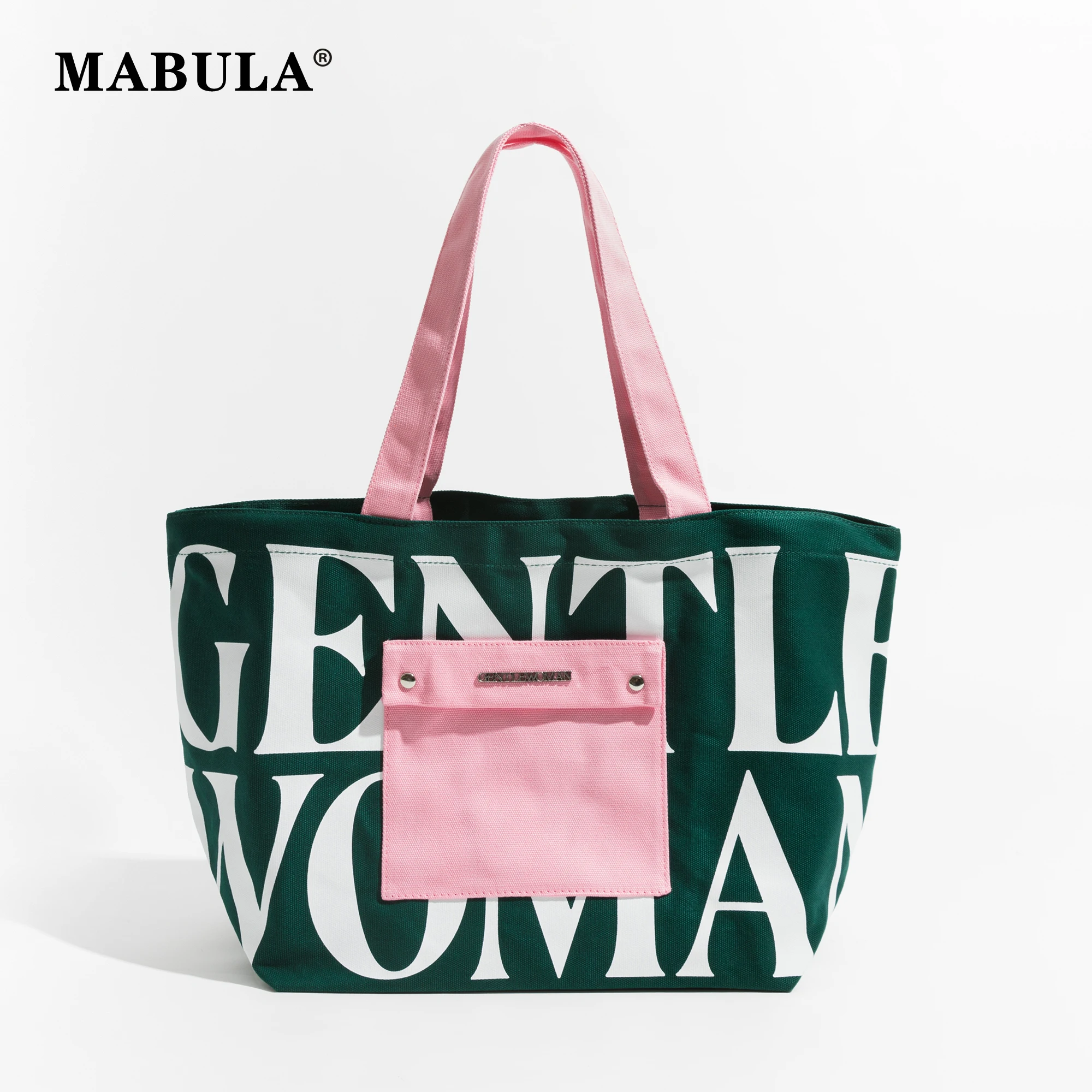 MABULA Women's Canvas Shopper Bag Reusable Big Student Bookbag Casual Eco Friendly Tote Handbag and Protable Daily Purse
MABULA Women's Canvas Shopper Bag Reusable Big Student Bookbag Casual Eco Friendly Tote Handbag and Protable Daily Purse