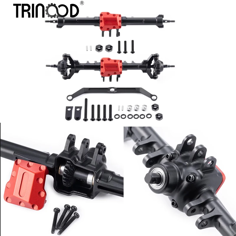 TRINOOD металлический передний/задний мост 110 мм/120 мм для TRX4-M 1/18 RC гусеничный автомобиль модернизирует детали аксессуары
TRINOOD металлический передний/задний мост 110 мм/120 мм для TRX4-M 1/18 RC гусеничный автомобиль модернизирует детали аксессуары
