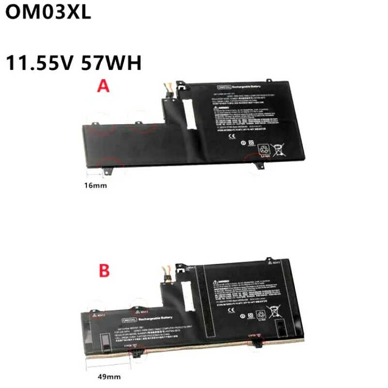 Новый оригинальный аккумулятор OM03XL для HP Elitebook x360 1030 G2 HSTNN-IB7O HSTNN-IB70
Новый оригинальный аккумулятор OM03XL для HP Elitebook x360 1030 G2 HSTNN-IB7O HSTNN-IB70