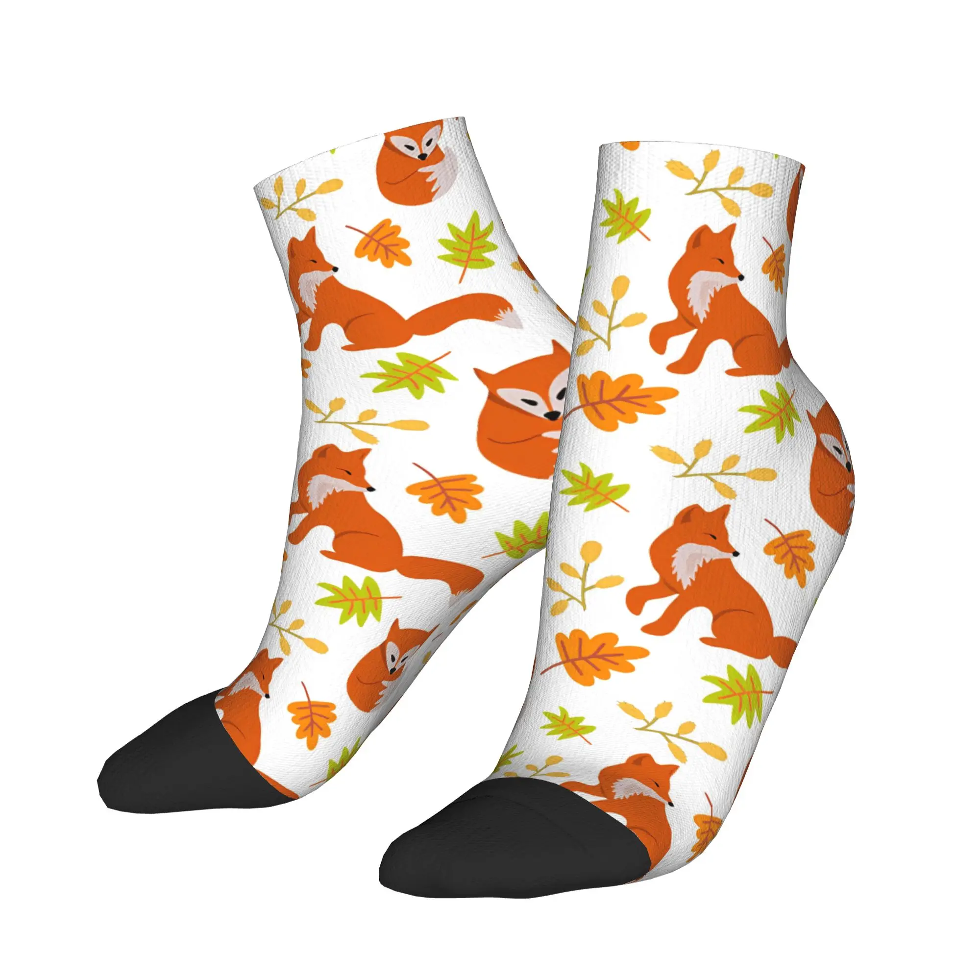 Cute Foxes White Fall Pattern Ankle Socks Harajuku Comfort Soft Casual Socks Summer Cycling Non Skid Sock For Couple Gift Idea
Cute Foxes White Fall Pattern Ankle Socks Harajuku Comfort Soft Casual Socks Summer Cycling Non Skid Sock For Couple Gift Idea