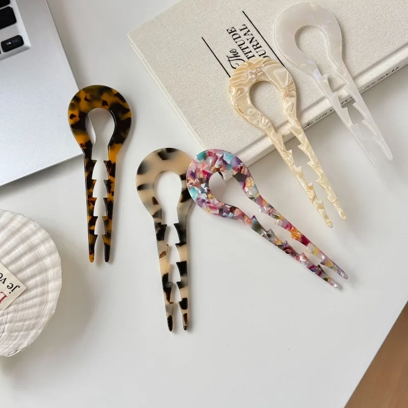 Acetate U Shape Hair Stick Non Slip Hair Fork for Bun Updo Premium High Quality Comfortable Durable Women Daily Use Headwear
Acetate U Shape Hair Stick Non Slip Hair Fork for Bun Updo Premium High Quality Comfortable Durable Women Daily Use Headwear