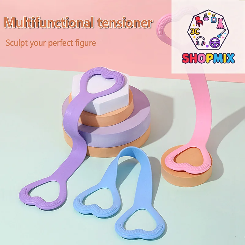 8-Figure Silicone Resistance Band Arm Back Shoulder Exercise Elastic Rope Yoga Stretching Fitness Band
8-Figure Silicone Resistance Band Arm Back Shoulder Exercise Elastic Rope Yoga Stretching Fitness Band