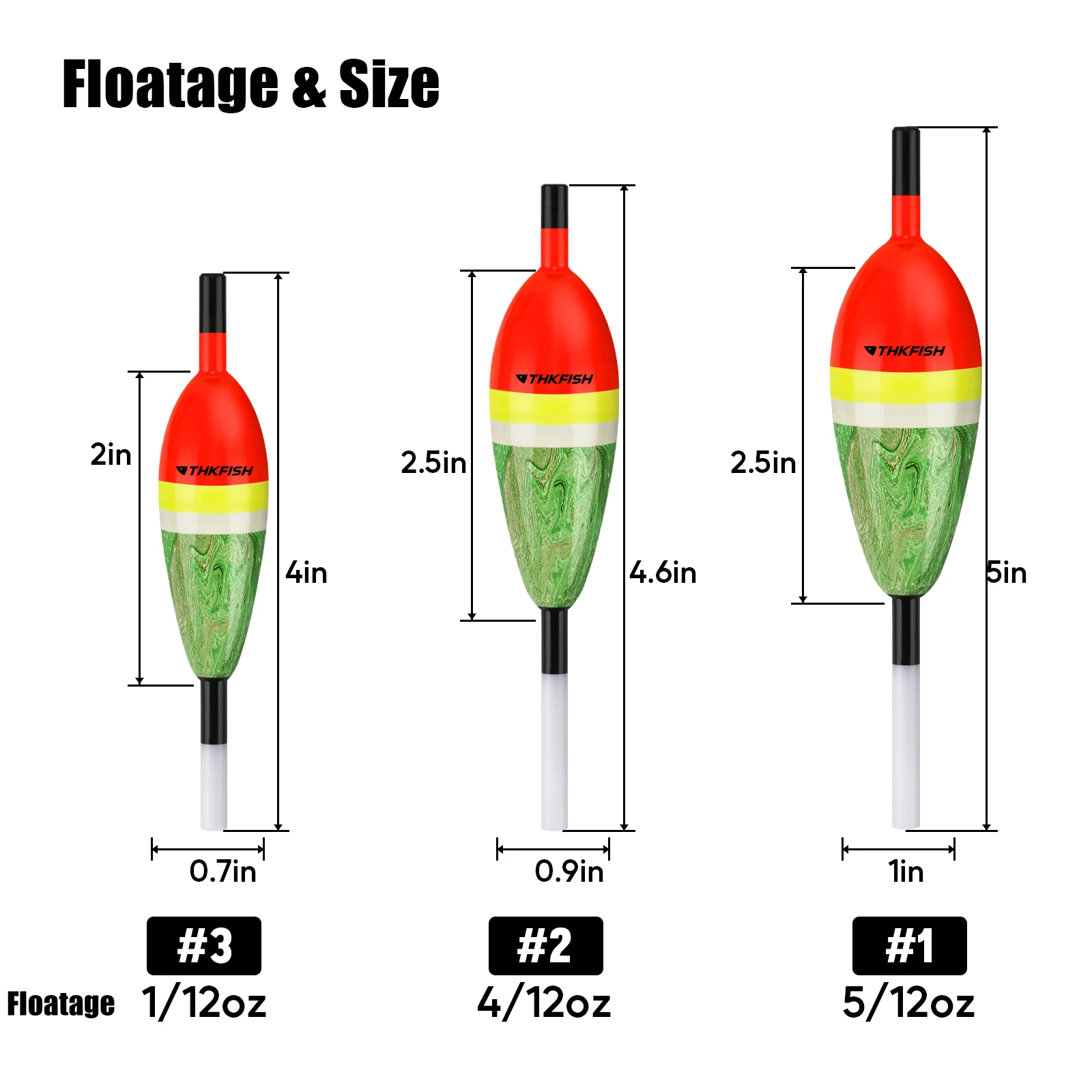 5pcs Fishing Floats Balsa Wood Slip Bobbers Floating Float Buoys for Fishing Crappie Bluegill Trout Bass Panfish Catfish Walleye
5pcs Fishing Floats Balsa Wood Slip Bobbers Floating Float Buoys for Fishing Crappie Bluegill Trout Bass Panfish Catfish Walleye
