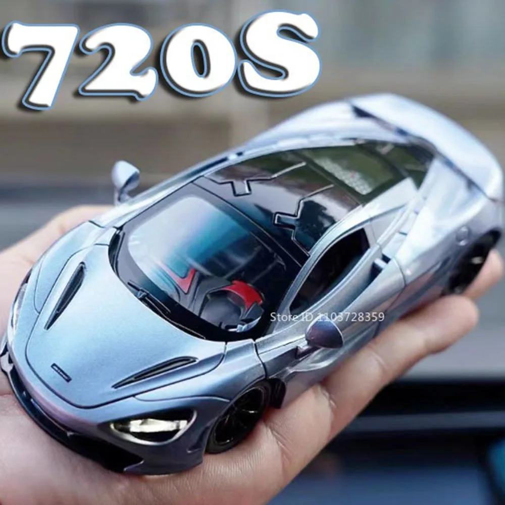 1:32 720S 765LT Supercar Model Toys Alloy Diecast Miniature Sports Cars Sound Light Doors Opened Pull Back Ornament Models Gifts
1:32 720S 765LT Supercar Model Toys Alloy Diecast Miniature Sports Cars Sound Light Doors Opened Pull Back Ornament Models Gifts