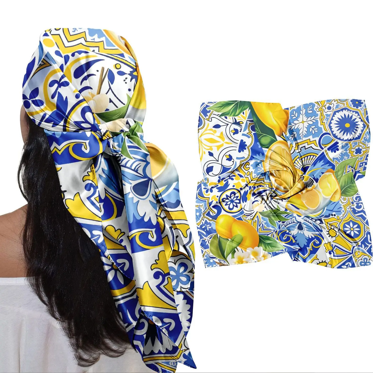 19.69x19.69 Inch Satin Bandana Headscarf for Women Silky Hair Scarves for Fashion Lightweight
19.69x19.69 Inch Satin Bandana Headscarf for Women Silky Hair Scarves for Fashion Lightweight