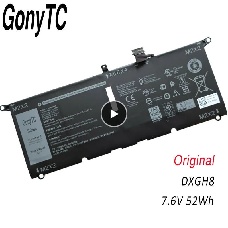 DXGH8 Laptop Battery For Dell XPS 13 9380 9370 7390 For Dell Inspiron 7390 2-in-1 7490 G8VCF H754V 0H754V P82G HK6N5 P114G P115
DXGH8 Laptop Battery For Dell XPS 13 9380 9370 7390 For Dell Inspiron 7390 2-in-1 7490 G8VCF H754V 0H754V P82G HK6N5 P114G P115