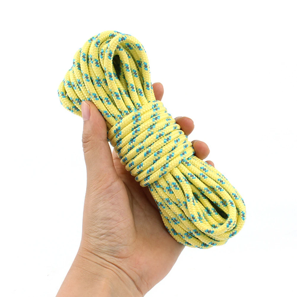 20 M Thickened Reflective Pull Rope Parachute Cord Lanyard Windproof Yellow 550
20 M Thickened Reflective Pull Rope Parachute Cord Lanyard Windproof Yellow 550