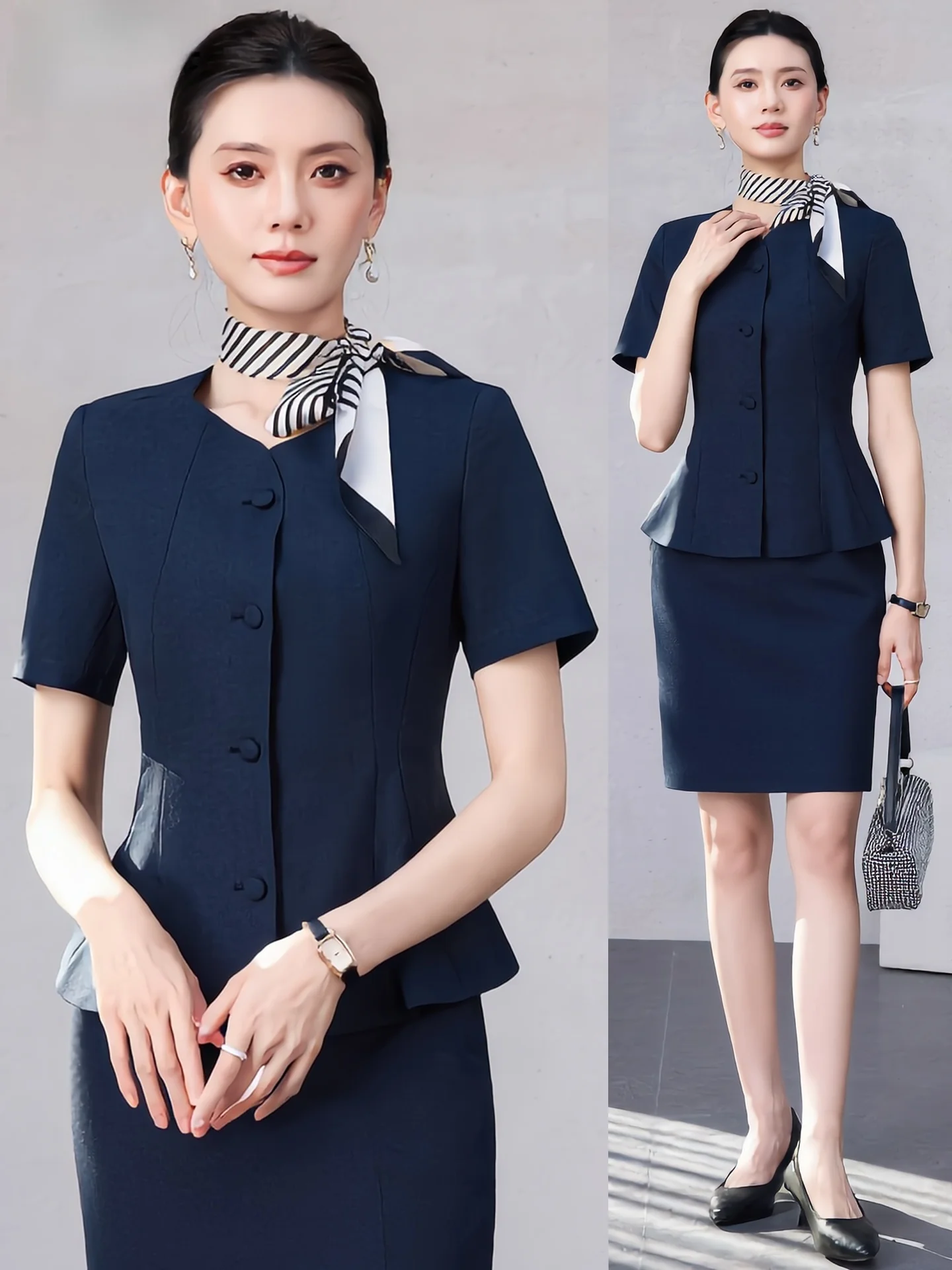 Summer Thin ort Sve Profional Suit for Women Commute Sle Slim Fit V-Ne Button up Polyester Fiber Jewelry Store Ho...
Summer Thin ort Sve Profional Suit for Women Commute Sle Slim Fit V-Ne Button up Polyester Fiber Jewelry Store Ho...
