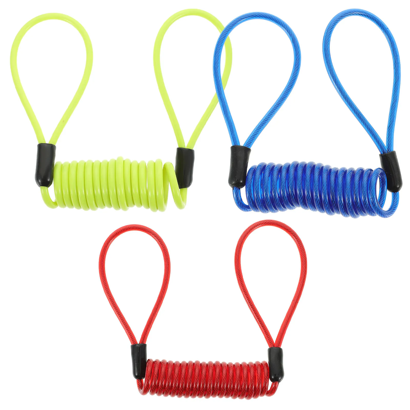 3Pcs Bike Disc Lock Reminder Cables Colored Coiled Wire Steel Cable Double Loop Security Lock Cable for Bicycle Safety
3Pcs Bike Disc Lock Reminder Cables Colored Coiled Wire Steel Cable Double Loop Security Lock Cable for Bicycle Safety