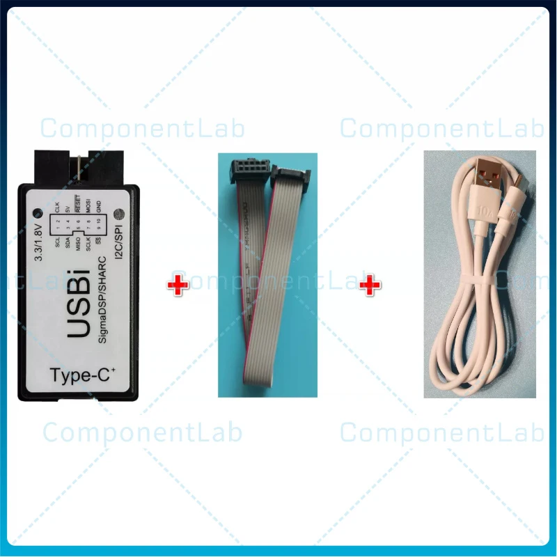 For Analog Devices USBi Debugger Emulator SigmaStudio Programmer Tool ADAU1701 ADAU1452 ADAU1761 A2B Audio Bus Module