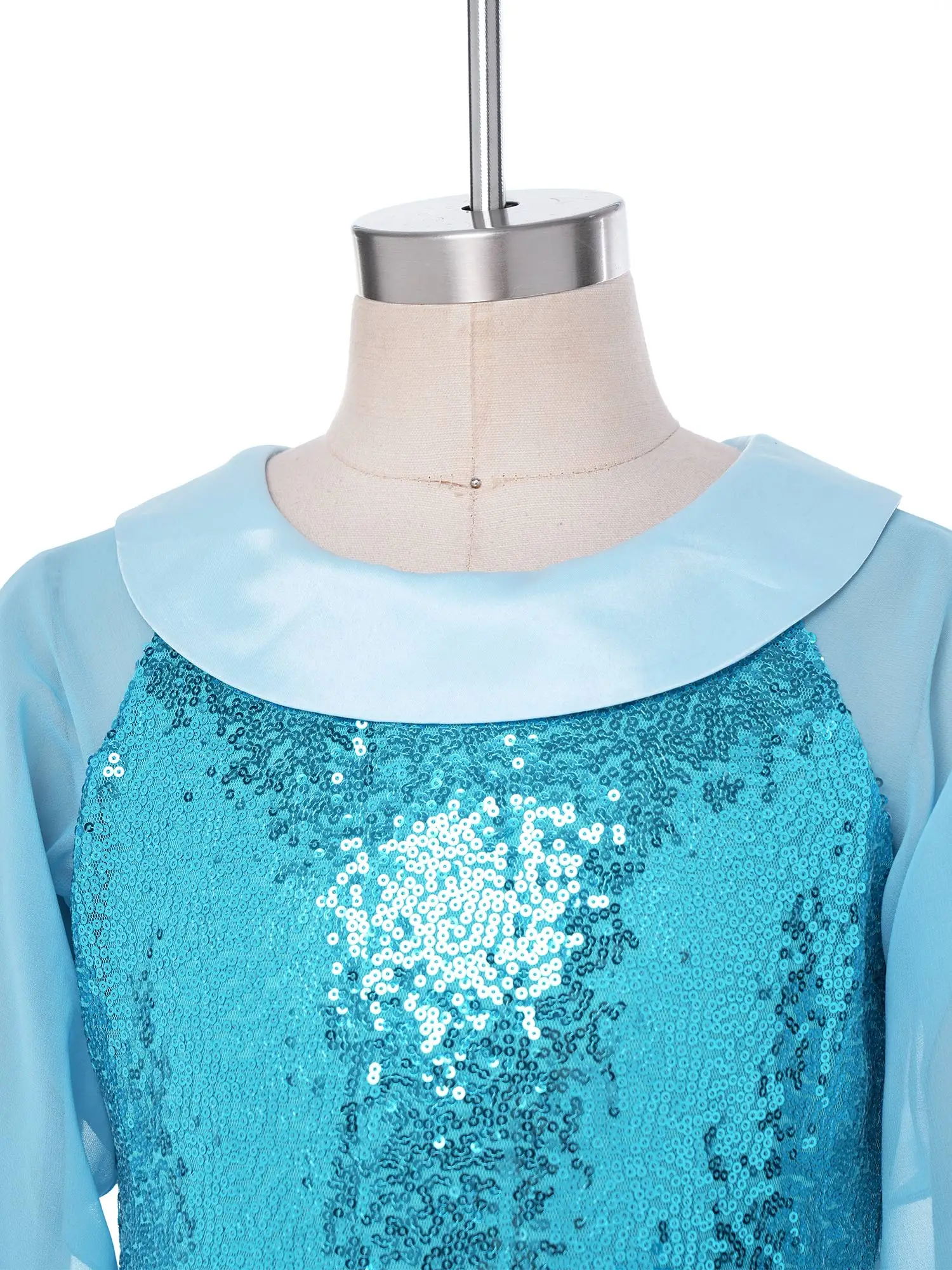 Kids Chiffon Jumpsuit Girls Lyrical Modern Dance Wear Sequin Romper for Pageant Birthday Party Rompers with 3D Flower Brooch
Kids Chiffon Jumpsuit Girls Lyrical Modern Dance Wear Sequin Romper for Pageant Birthday Party Rompers with 3D Flower Brooch