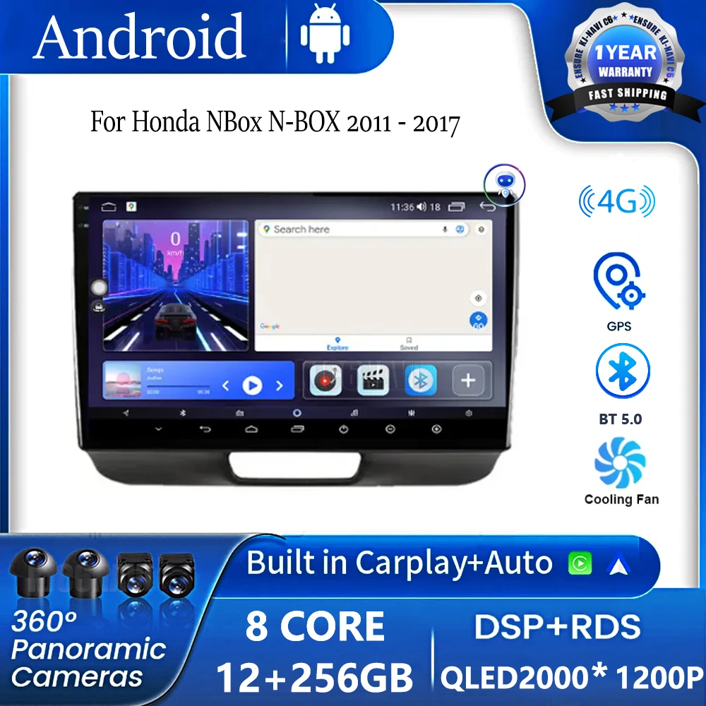 QLED IPS Android14 автомобильный радиоприемник, мультимедийный плеер для Honda NBox N-BOX 2011-2017, Авторадио, DSP-навигация, GPS, CarPlay, стерео
QLED IPS Android14 автомобильный радиоприемник, мультимедийный плеер для Honda NBox N-BOX 2011-2017, Авторадио, DSP-навигация, GPS, CarPlay, стерео