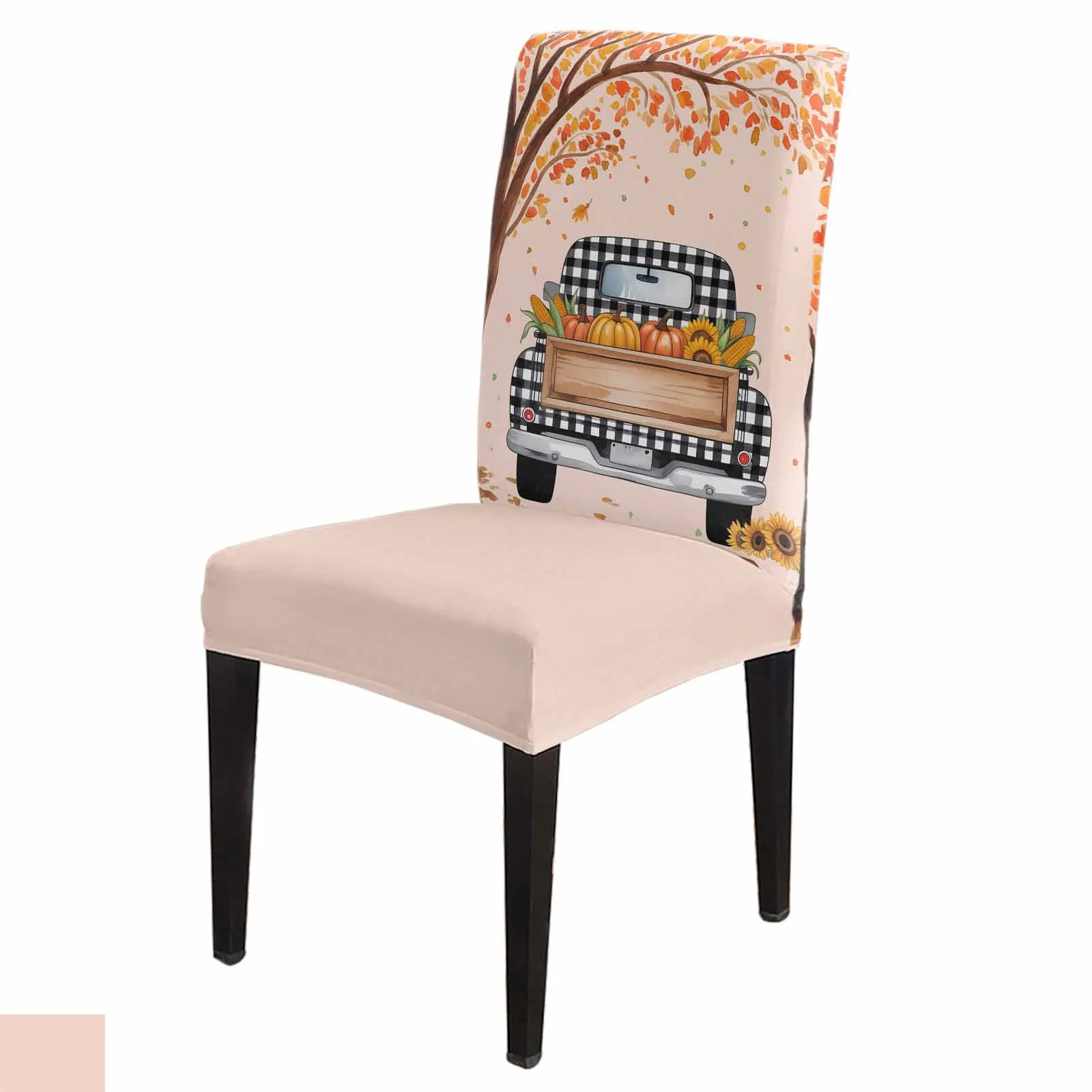 Autumn Black And White Plaid Truck Spandex Chair Cover Office Banquet Chair Protector Cover Stretch Chair Cover for Dining Room
Autumn Black And White Plaid Truck Spandex Chair Cover Office Banquet Chair Protector Cover Stretch Chair Cover for Dining Room