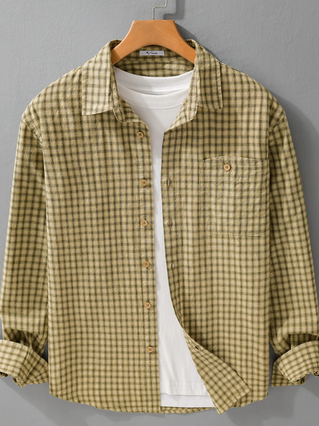 Retro Japanese Sle Pure Cotton Plaid irt Men's Spring New Faion Breathable Casual Long Sve Casual irt
Retro Japanese Sle Pure Cotton Plaid irt Men's Spring New Faion Breathable Casual Long Sve Casual irt
