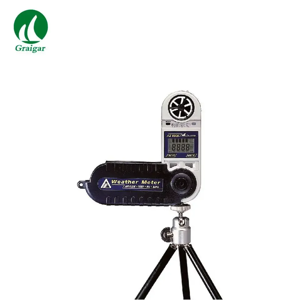 AZ8909 Скорость воздуха, температура, влажность, точка росы, тестер температуры, тестер потока воздуха и барометрического давления AZ8909
AZ8909 Скорость воздуха, температура, влажность, точка росы, тестер температуры, тестер потока воздуха и барометрического давления AZ8909