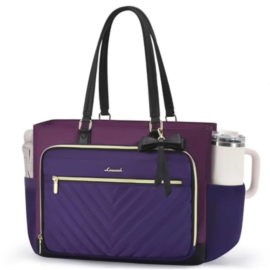 Laptop Tote Bag for Women, Work Bag for Teacher with Large Cup Holder, Quilted Diaper Bag for Travel, Computer Women's handbags
Laptop Tote Bag for Women, Work Bag for Teacher with Large Cup Holder, Quilted Diaper Bag for Travel, Computer Women's handbags