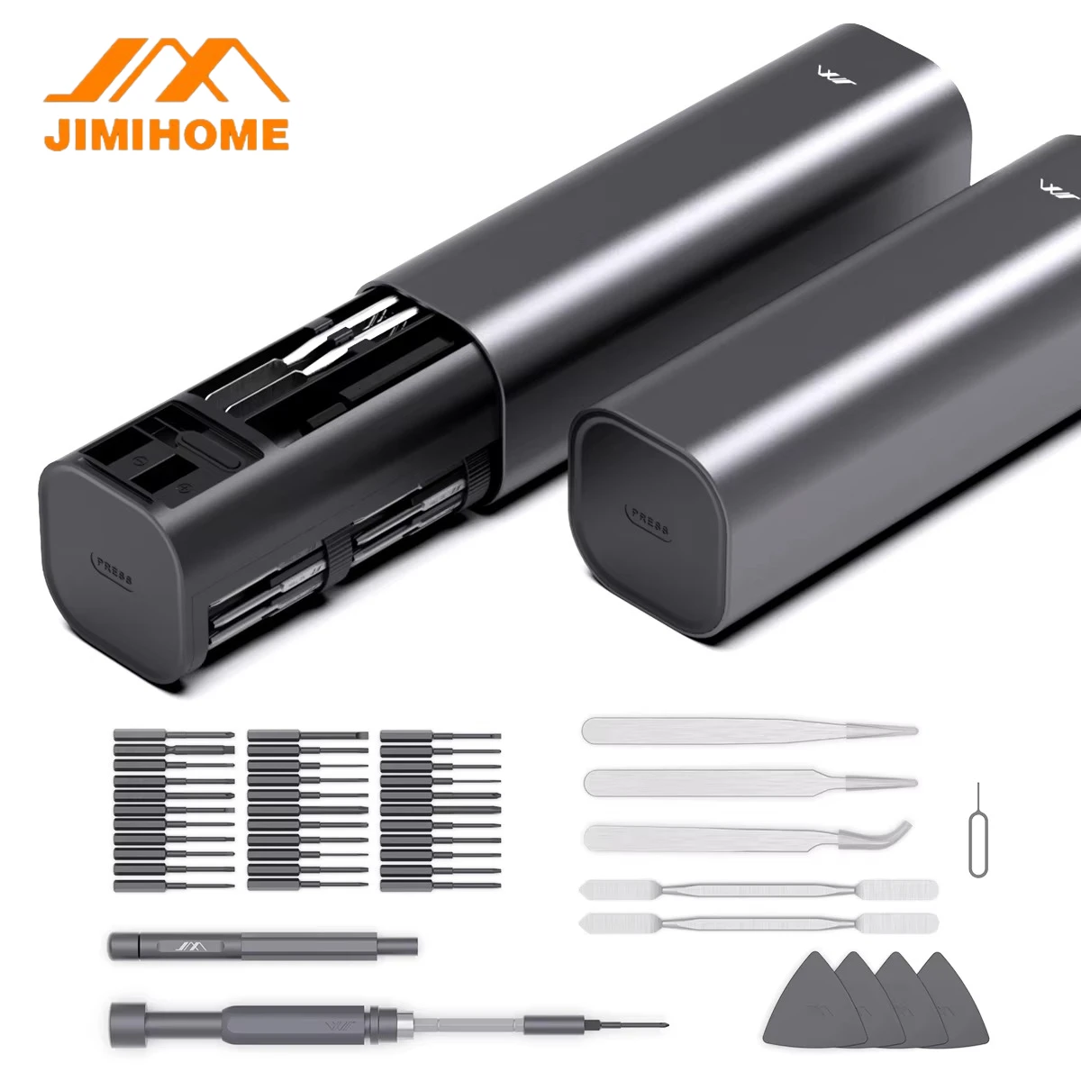 JIMIHOME 56 IN 1Small Screwdriver Set Precision Screwdriver Kit Magnetic Bits for Electronics Phone Camera Laptop Appliances
JIMIHOME 56 IN 1Small Screwdriver Set Precision Screwdriver Kit Magnetic Bits for Electronics Phone Camera Laptop Appliances