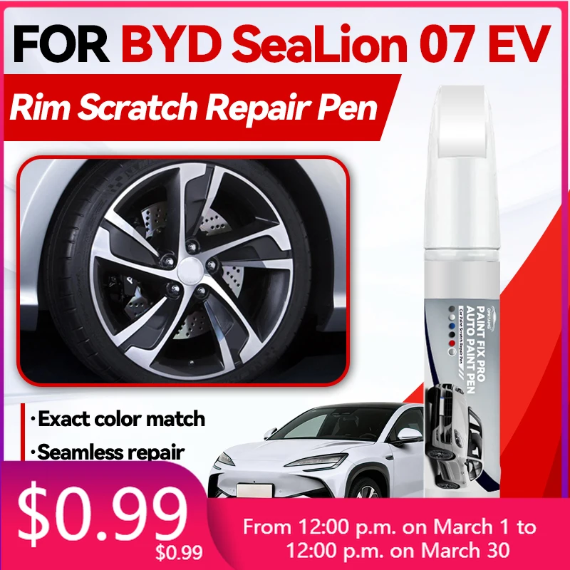 Автомобильные аксессуары для BYD SeaLion 07 EV 1990-2026: Карандаш для ремонта краски, средство для удаления царапин, DIY, черный цвет W
Автомобильные аксессуары для BYD SeaLion 07 EV 1990-2026: Карандаш для ремонта краски, средство для удаления царапин, DIY, черный цвет W