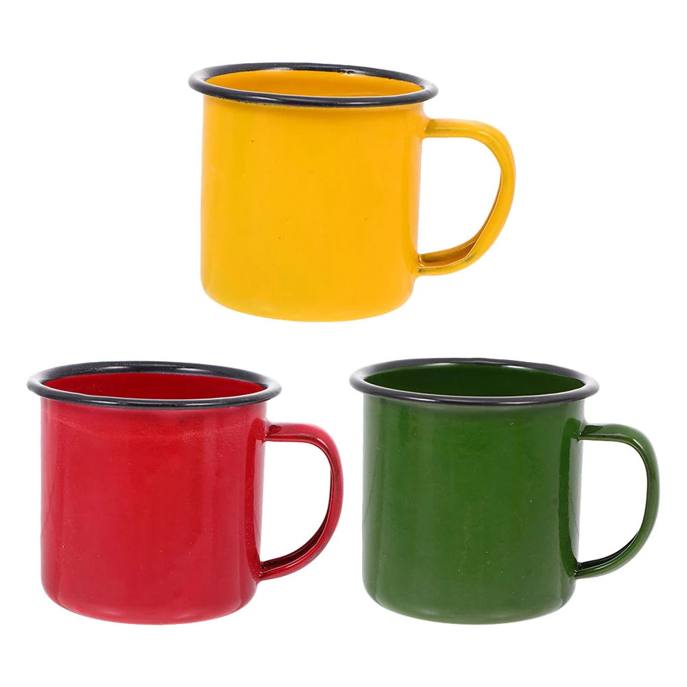 Colored Enamel Mug 6CM Thick Retro Style Cups for Kids Tea Multi Function Healthy Portable Toddler Water Glass 
Colored Enamel Mug 6CM Thick Retro Style Cups for Kids Tea Multi Function Healthy Portable Toddler Water Glass