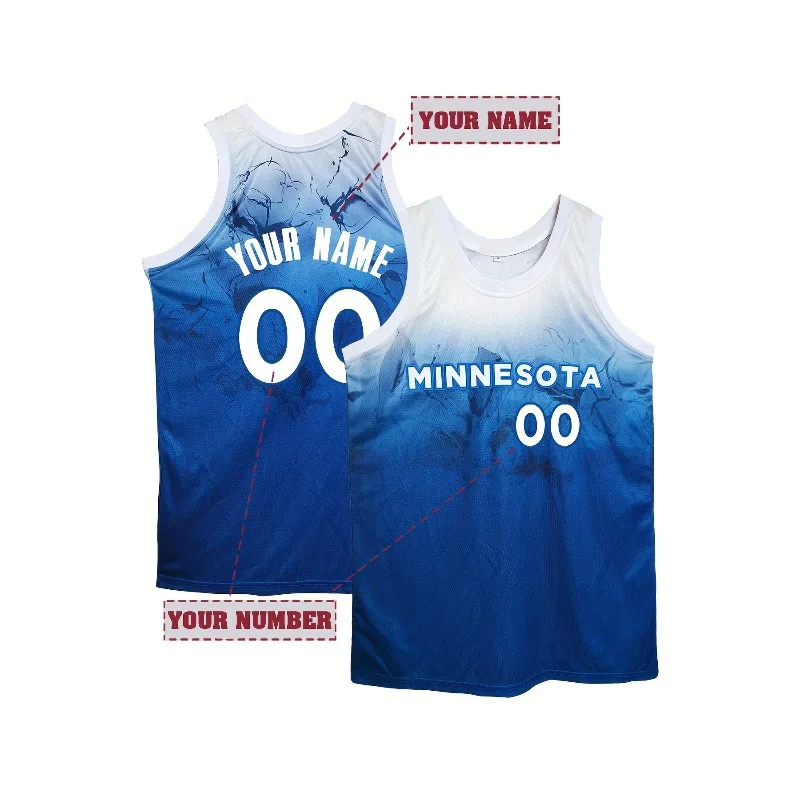 Мужская баскетбольная майка Minnesota на заказ, персонализированное имя и номер, дышащая спортивная одежда без рукавов для тренировок, повседневная одежда 
Мужская баскетбольная майка Minnesota на заказ, персонализированное имя и номер, дышащая спортивная одежда без рукавов для тренировок, повседневная одежда