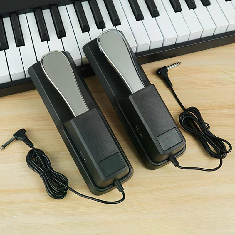 Universal Portable Electronic Keyboard Sustain Pedal For Digital Piano Instrument Accessory