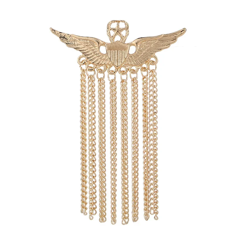 Alloy Star Wing Tie pins with Tassel Chain Elegant Lapel Pin for Men's Suits, Shirts & Jackets Jewelry Accessory Gift Idea
Alloy Star Wing Tie pins with Tassel Chain Elegant Lapel Pin for Men's Suits, Shirts & Jackets Jewelry Accessory Gift Idea