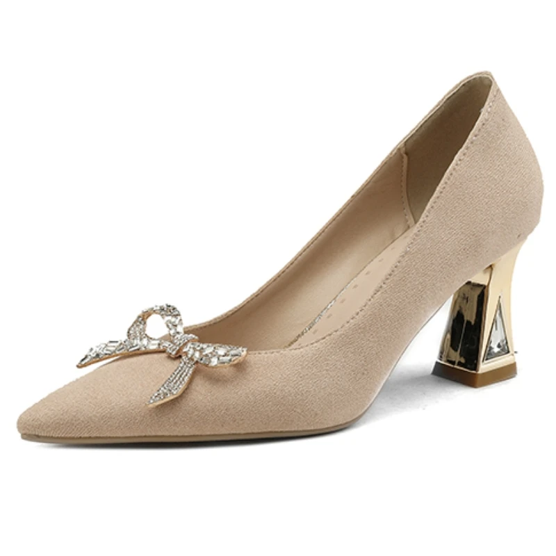 Luxury Women's High Heels Pumps Shoes Big Size 46 Elegant Apricot Black Heeled Wedding Office Party Shoes Ladies 2026 Spring
Luxury Women's High Heels Pumps Shoes Big Size 46 Elegant Apricot Black Heeled Wedding Office Party Shoes Ladies 2026 Spring