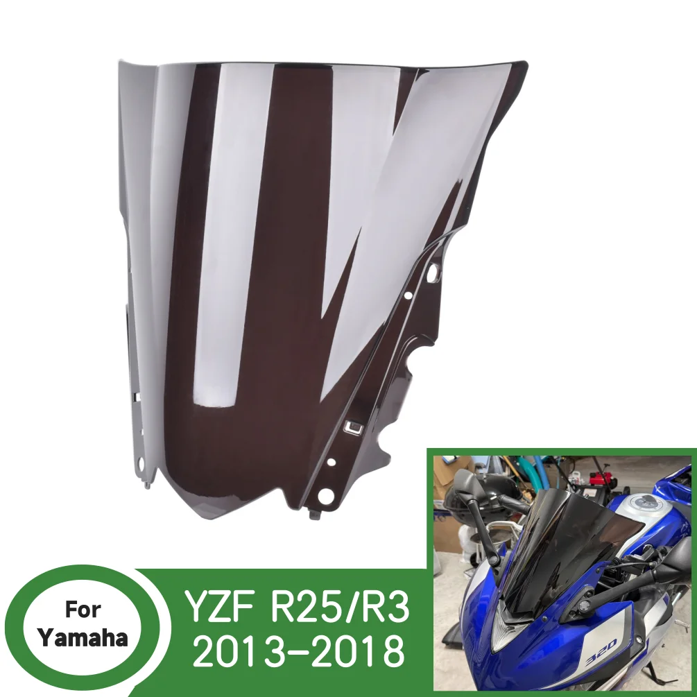 Ветровое стекло R3 R25, дефлекторы воздухозаборника для Yamaha YZF YZF-R3 YZF-R25 2013-2018, ветровое стекло YZFR3 для мотоцикла
Ветровое стекло R3 R25, дефлекторы воздухозаборника для Yamaha YZF YZF-R3 YZF-R25 2013-2018, ветровое стекло YZFR3 для мотоцикла