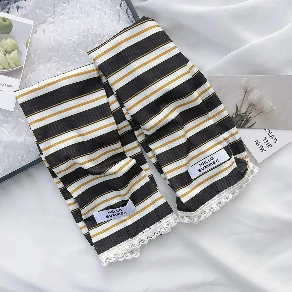 Fashion Ice Silk UV Protection Sleeves Striped Cool Anti-UV Arm Covers Loose Cycling Arm Sleeve Summer Outdoor
Fashion Ice Silk UV Protection Sleeves Striped Cool Anti-UV Arm Covers Loose Cycling Arm Sleeve Summer Outdoor