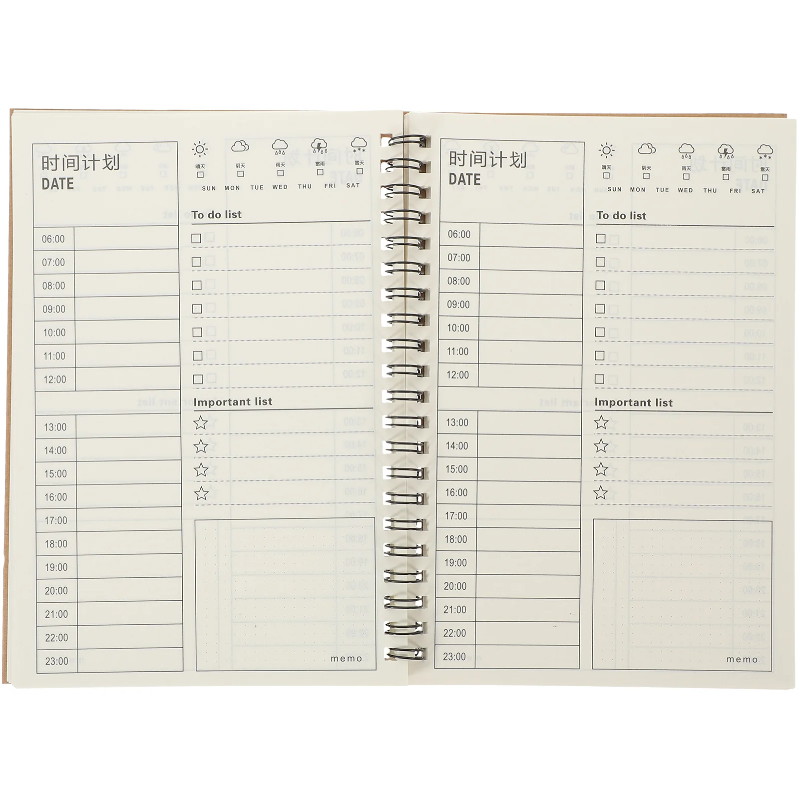 The Notebook Time Diary Household Notepad Multifunction Management Teacher Planner Work
The Notebook Time Diary Household Notepad Multifunction Management Teacher Planner Work