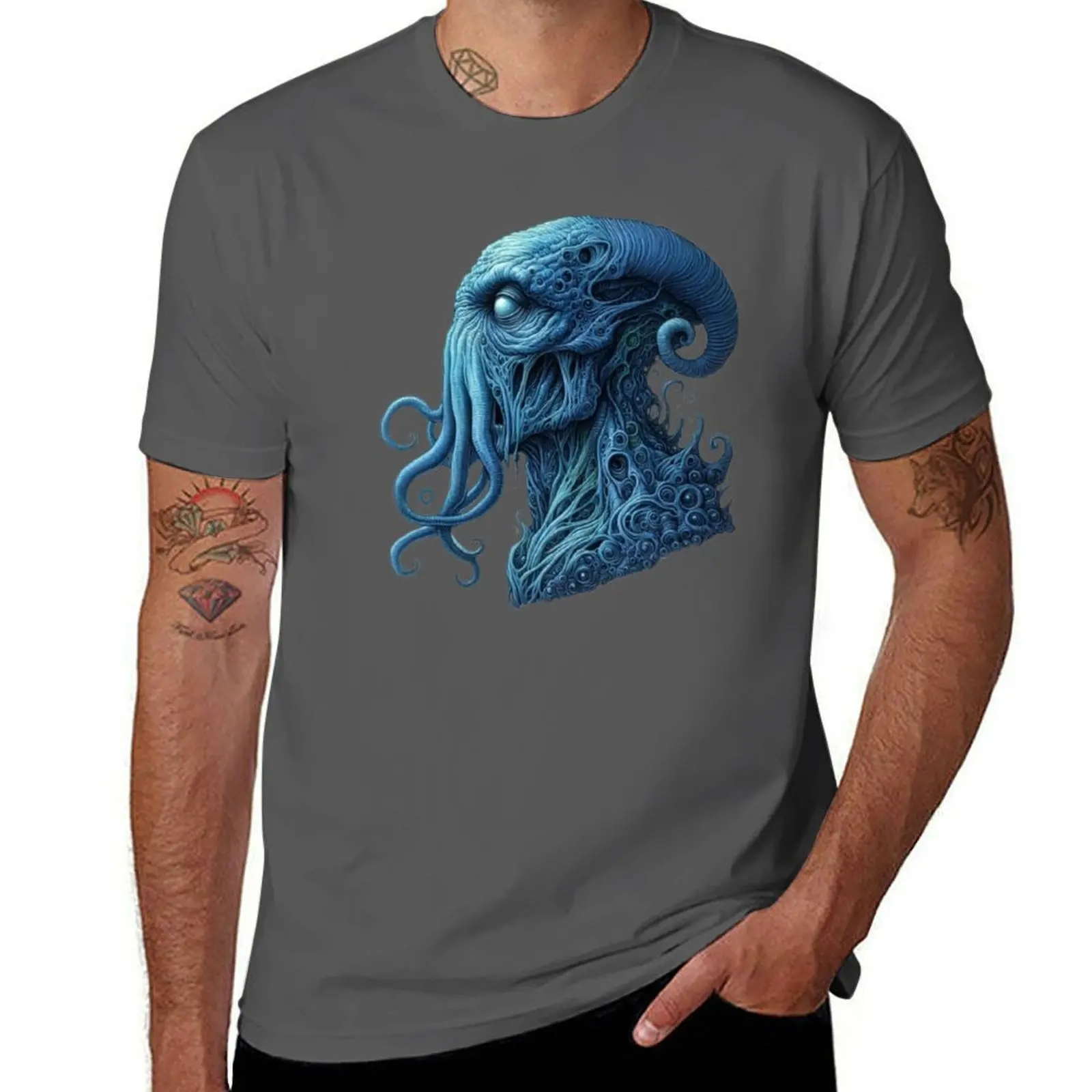 Blue Trippy Cthulhu T-Shirt funny t shirts dark humor t shirts for man pack white T-Shirt
Blue Trippy Cthulhu T-Shirt funny t shirts dark humor t shirts for man pack white T-Shirt