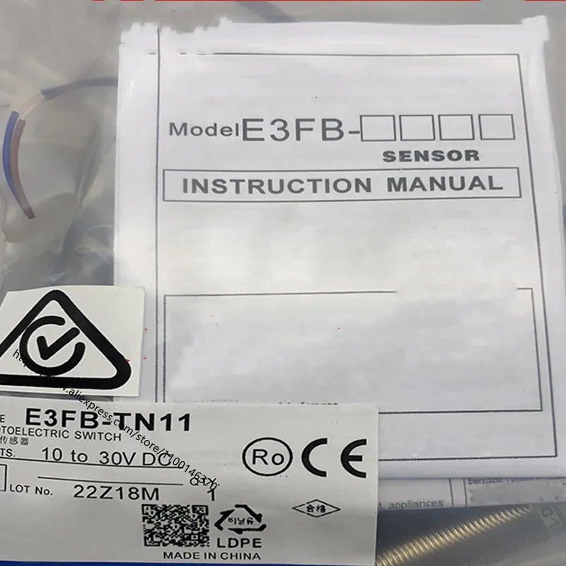 2Pcs New Photoelectric switch E3FB-TP21 E3FB-RN11 E3FB-DN11 E3FB-TN21 E3FB-TP11
2Pcs New Photoelectric switch E3FB-TP21 E3FB-RN11 E3FB-DN11 E3FB-TN21 E3FB-TP11