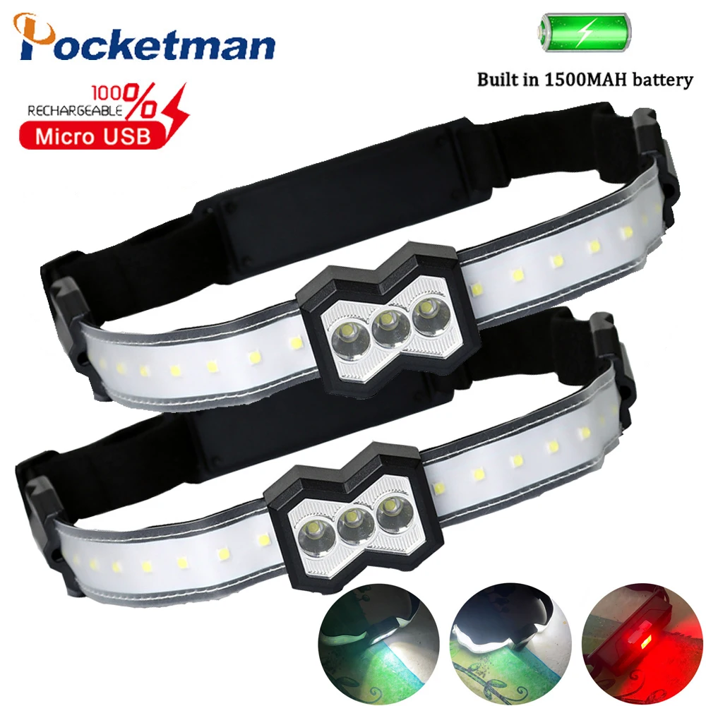 Powerful LED+COB Headlamp 230° Wide Range Lighting Lamp Rechargeable Hiking Fishing Camping Powerful Headlight Portable Lights
Powerful LED+COB Headlamp 230° Wide Range Lighting Lamp Rechargeable Hiking Fishing Camping Powerful Headlight Portable Lights