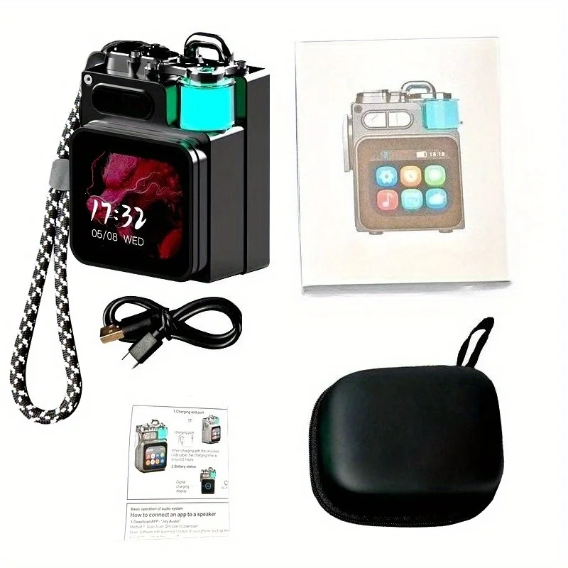 Compact mini speaker, touch control, Hi-Fi stereo, RGB light, Bluetooth 5.3. Ideal for home, outdoor and party, great music gift
Compact mini speaker, touch control, Hi-Fi stereo, RGB light, Bluetooth 5.3. Ideal for home, outdoor and party, great music gift