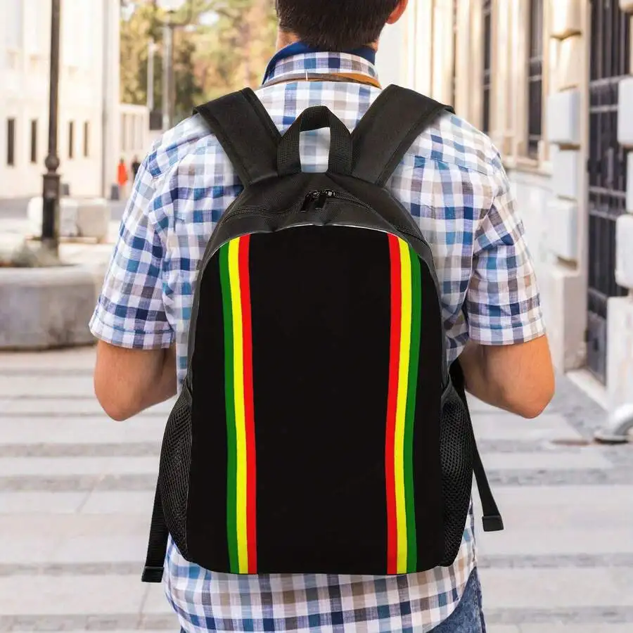 Rasta Stripe Unisex Backpack For Travel Gym School Daily Use Adjustable Straps Durable
Rasta Stripe Unisex Backpack For Travel Gym School Daily Use Adjustable Straps Durable