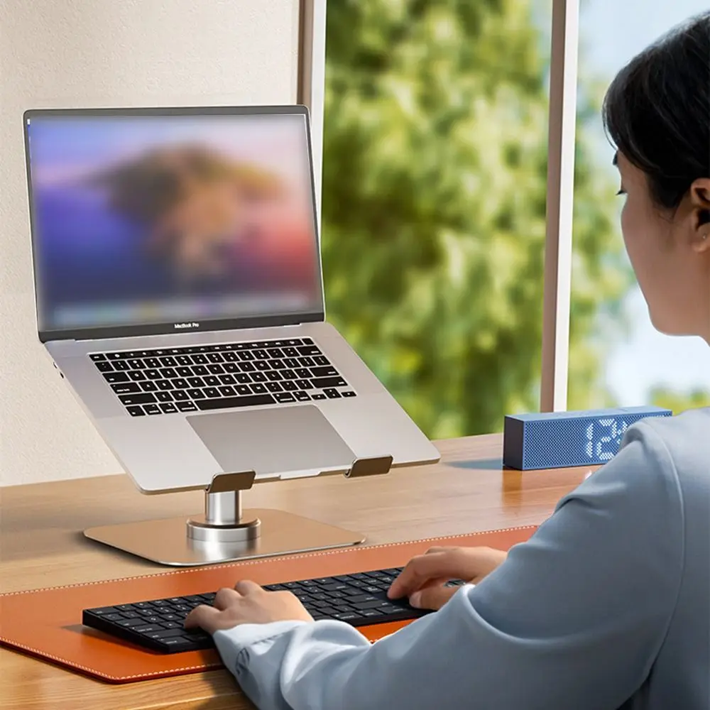 Height Adjustable Rotating Laptop Riser Ventilated Design Anti Slip Base Adjustable Tablet Stand Large Load Bearing
Height Adjustable Rotating Laptop Riser Ventilated Design Anti Slip Base Adjustable Tablet Stand Large Load Bearing