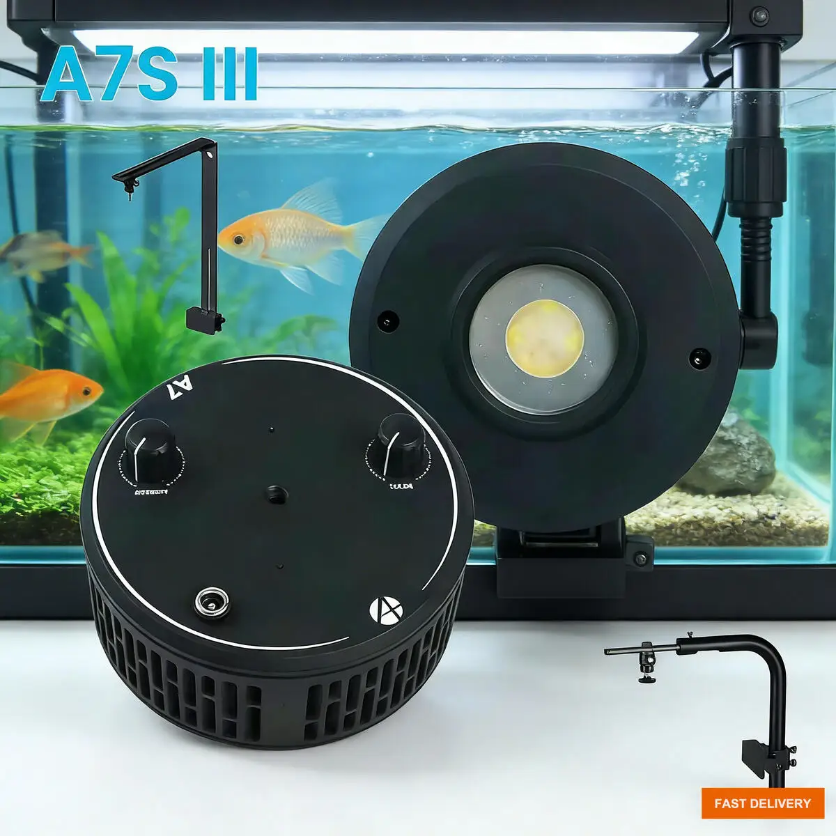 A7 Pro WiFi LED Aquarium Light 100W Full Spectrum Dimmable Touch Control for Marine Reef Coral Tank (SPS/LPS)
A7 Pro WiFi LED Aquarium Light 100W Full Spectrum Dimmable Touch Control for Marine Reef Coral Tank (SPS/LPS)