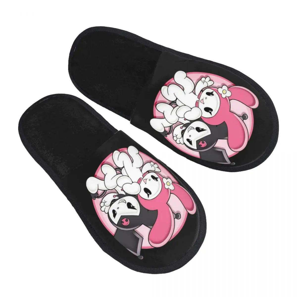 Комфортные тапочки Kuromi Melody на заказ с эффектом памяти, женская домашняя обувь для отеля
Комфортные тапочки Kuromi Melody на заказ с эффектом памяти, женская домашняя обувь для отеля