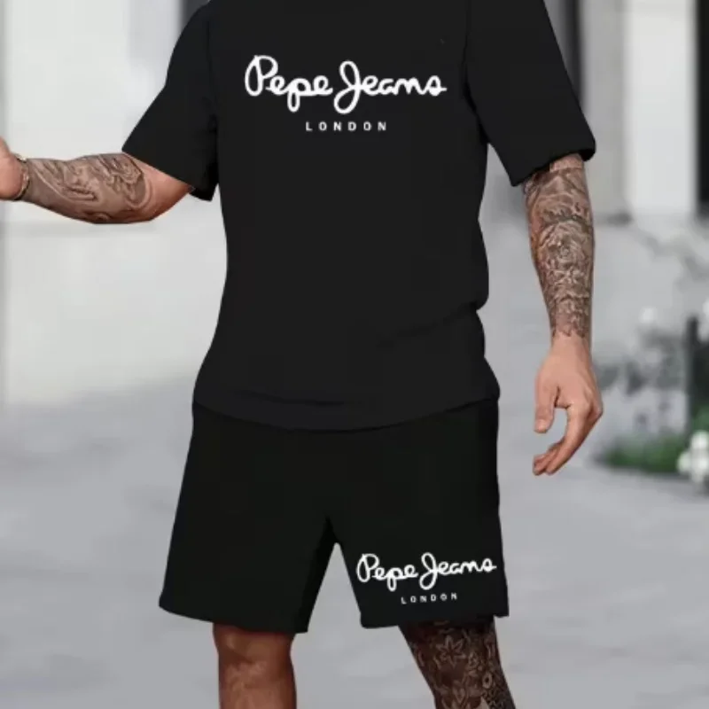 Newest Pepe Jeans London Peinted T Shirt Summer Men Short Sleeve Set Leisure Fashion Trendy Streetwears Y2K Men Two-piece Suit
Newest Pepe Jeans London Peinted T Shirt Summer Men Short Sleeve Set Leisure Fashion Trendy Streetwears Y2K Men Two-piece Suit