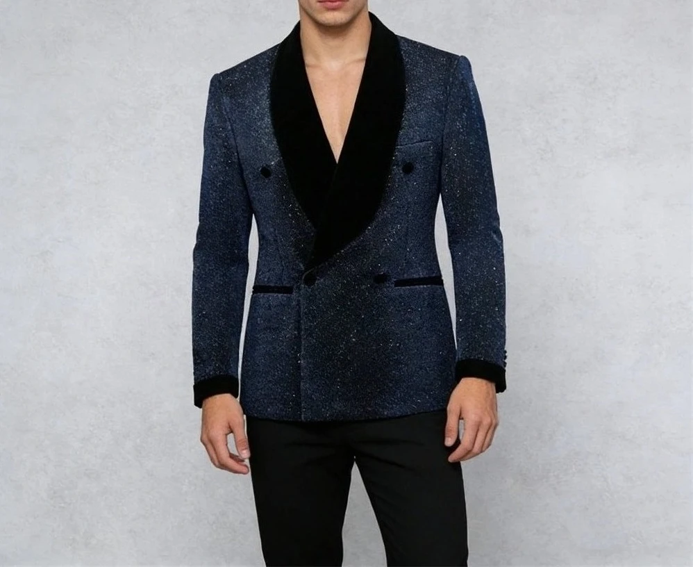 Costume Suit Set for Stage Performance, Wedding Groom Suit Attire Party Prom Tuxedo Jacket Pants 2-Piece Suit Set
Costume Suit Set for Stage Performance, Wedding Groom Suit Attire Party Prom Tuxedo Jacket Pants 2-Piece Suit Set