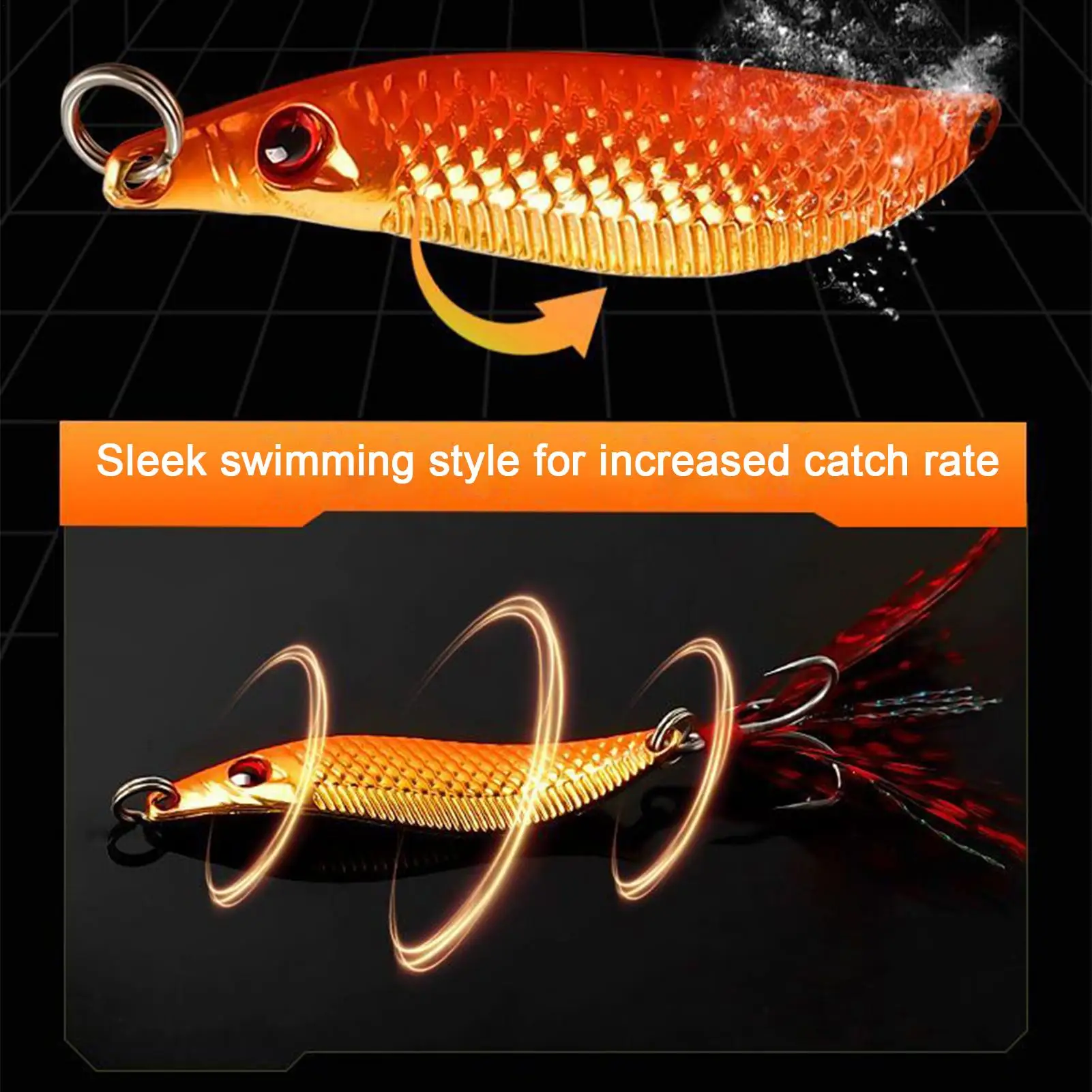 Swimbait Fishing Lures 5 Piece Metal Spinners Reflective Sequin Bass Swimbaits For Lake River Saltwater Freshwater Men Beginners
Swimbait Fishing Lures 5 Piece Metal Spinners Reflective Sequin Bass Swimbaits For Lake River Saltwater Freshwater Men Beginners