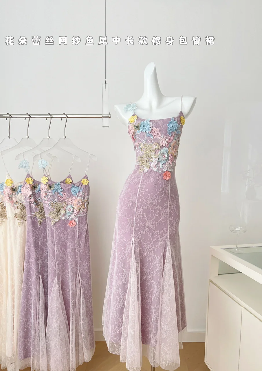 Summer Women Maxi Frocks One-Piece 2000s Party Evening Party Birthday Prom Gown Floral Embroidery Spaghetti Strap Wedding Dress
Summer Women Maxi Frocks One-Piece 2000s Party Evening Party Birthday Prom Gown Floral Embroidery Spaghetti Strap Wedding Dress