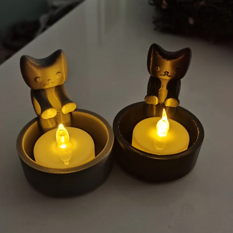 Cute Kitten Candle Holder Cat Candlestick Creative Aromatherapy Candle Holder Durable High Tempe Cartoon Candlestick Decoration
Cute Kitten Candle Holder Cat Candlestick Creative Aromatherapy Candle Holder Durable High Tempe Cartoon Candlestick Decoration
