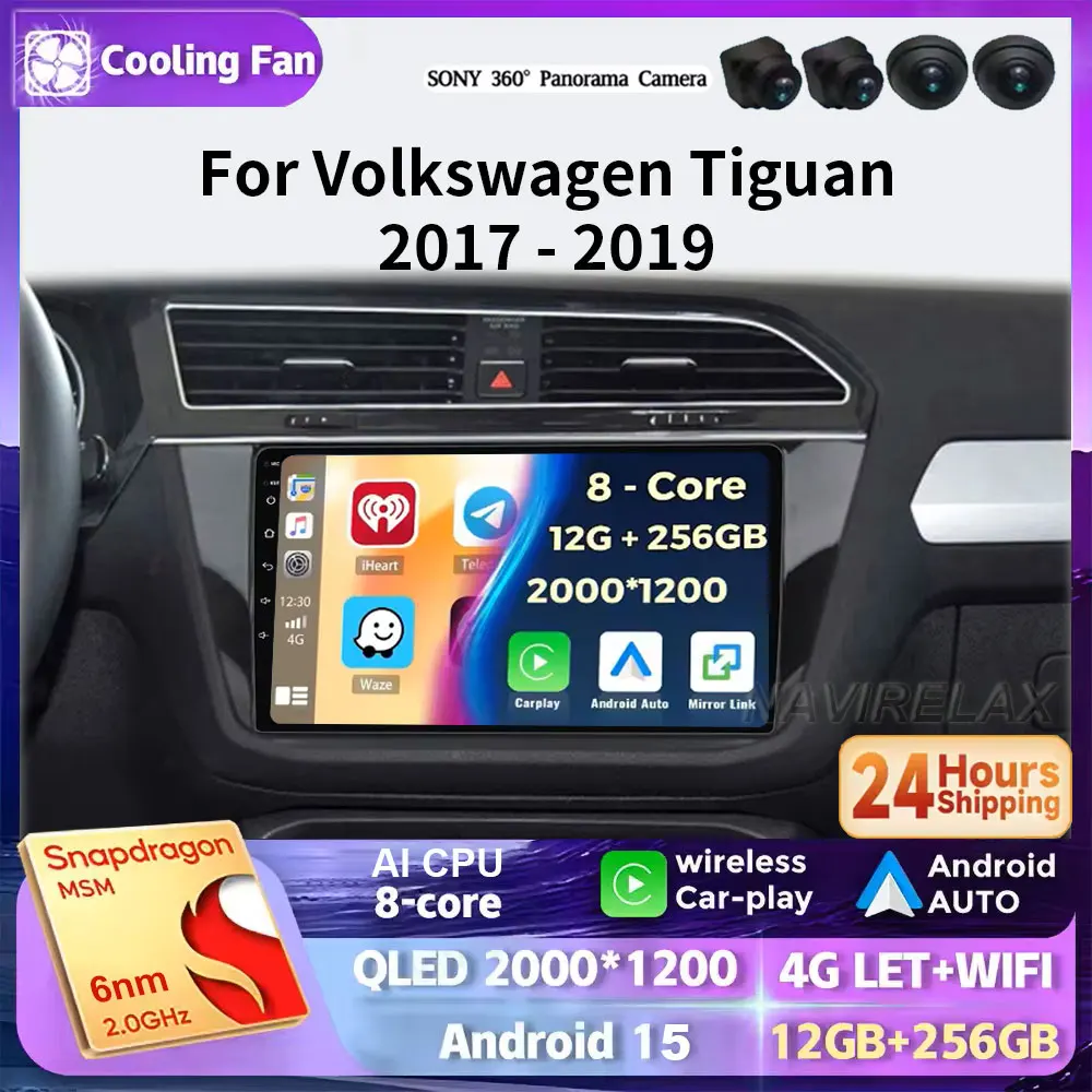 Автомобильный радиоприемник Android 15 для Volkswagen Tiguan 2017-2019, мультимедийный плеер, Carplay, стерео, GPS, DVD, головное устройство 5G, Wi-Fi, QLED DSP BT DVD
Автомобильный радиоприемник Android 15 для Volkswagen Tiguan 2017-2019, мультимедийный плеер, Carplay, стерео, GPS, DVD, головное устройство 5G, Wi-Fi, QLED DSP BT DVD